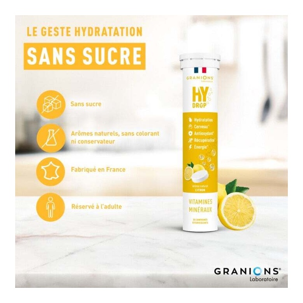 Granions Hydrop Vitamines et Minéraux comprimés