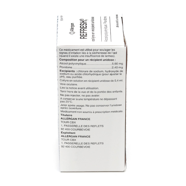 Refresh Collyre yeux secs unidose
