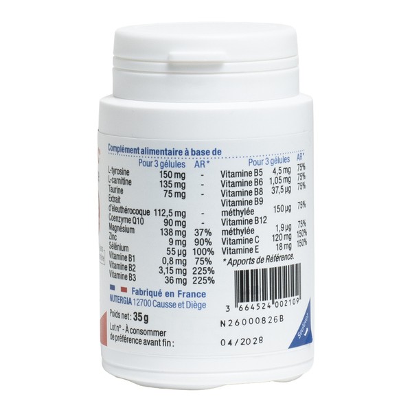Nutergia Ergytonic Fatigue Intense gélules