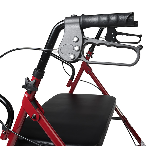 Rollator 4 roues assise et dossier