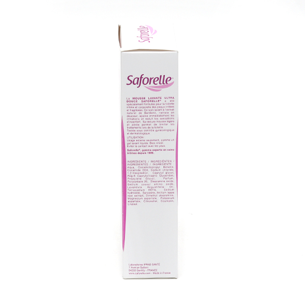 Saforelle mousse lavante ultra douce