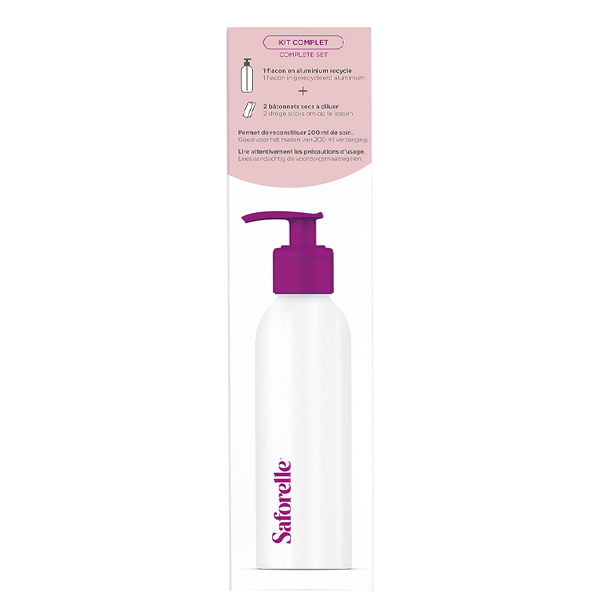 Saforelle Soin lavant intime hydratant bio à reconstituer