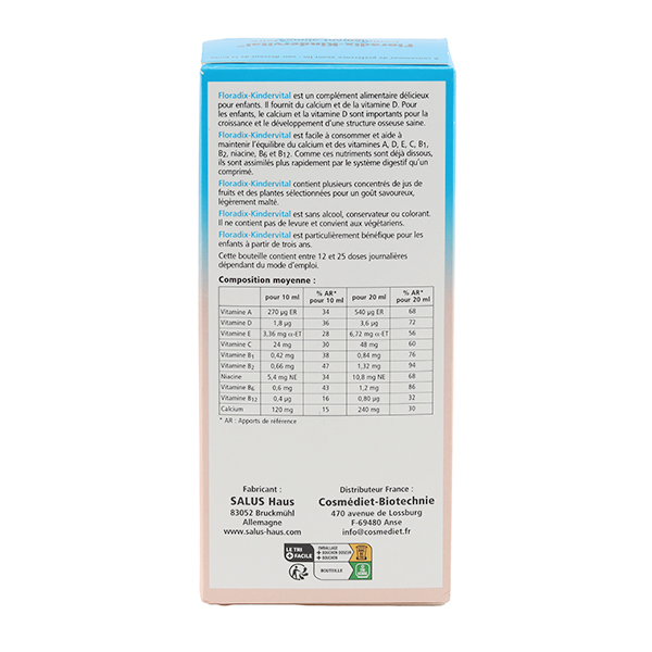 Salus Floradix Kindervital solution buvable