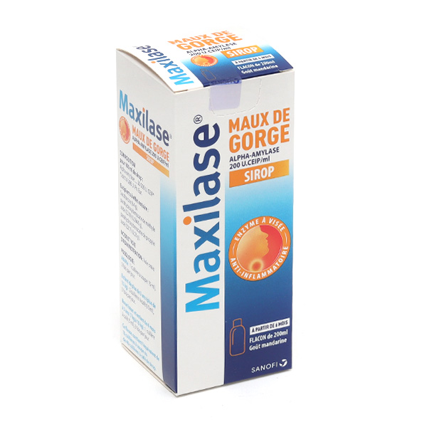 Maxilase sirop mal de gorge