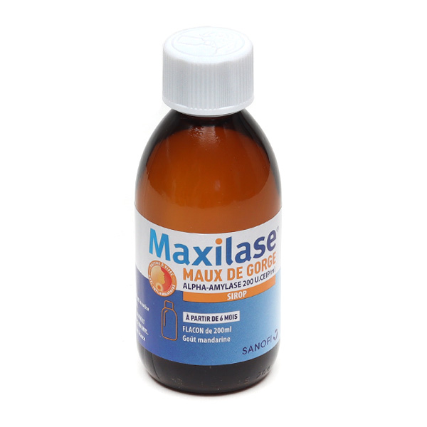 Maxilase sirop mal de gorge