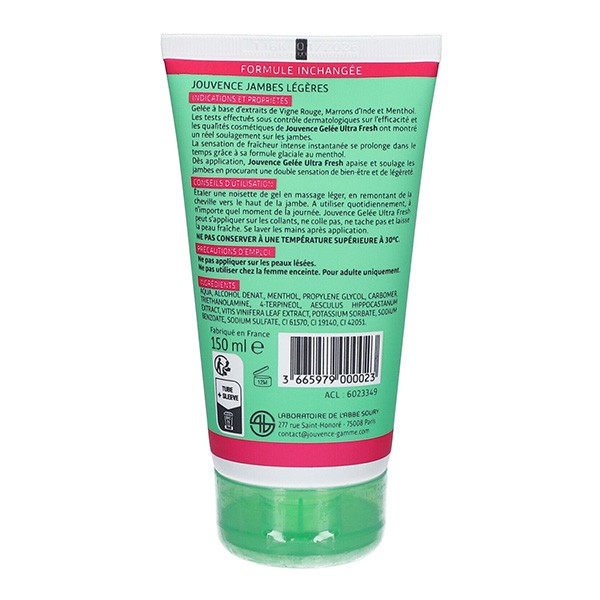 Jouvence gelée ultra fresh jambes légères