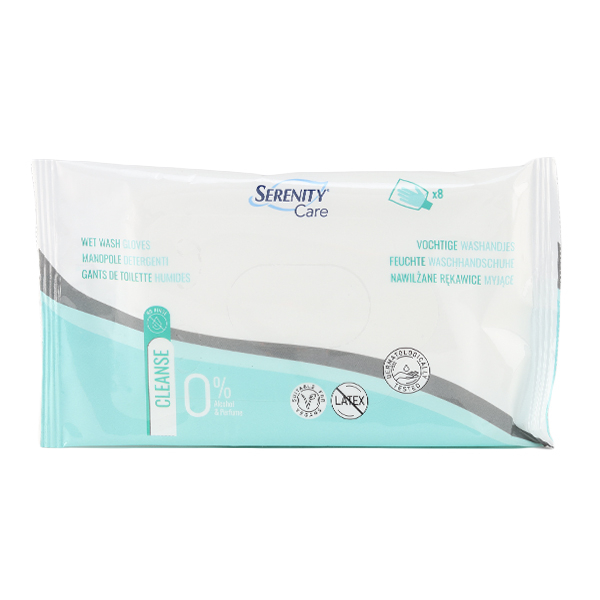Serenity Care gants de toilette imprégnés