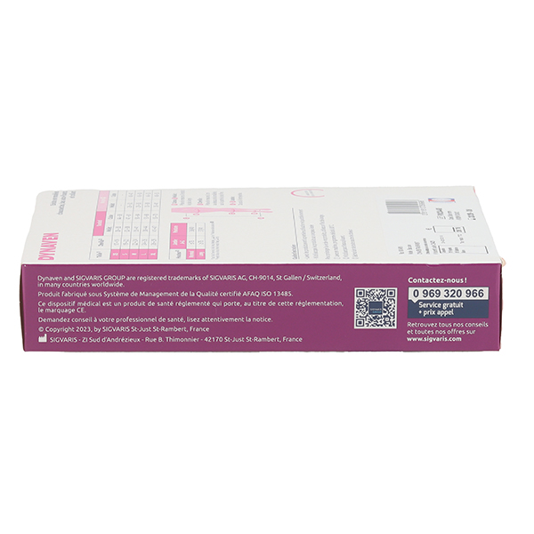 Sigvaris Dynaven Transparent Bas de Contention Femme Classe 2