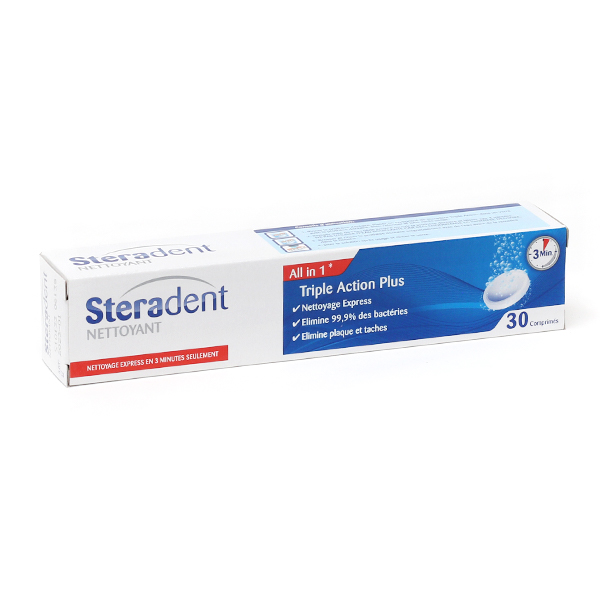 Steradent Triple Action Plus Comprimés effervescents