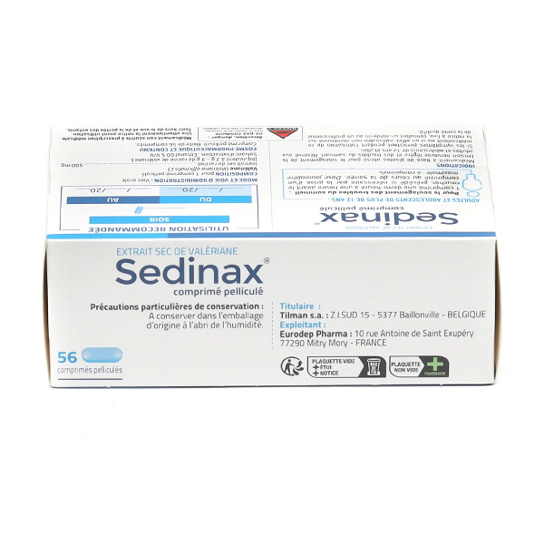Sedinax troubles du sommeil comprimés