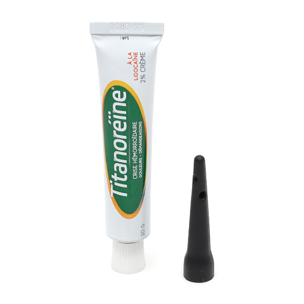 Titanoréïne lidocaine crème hémorroides