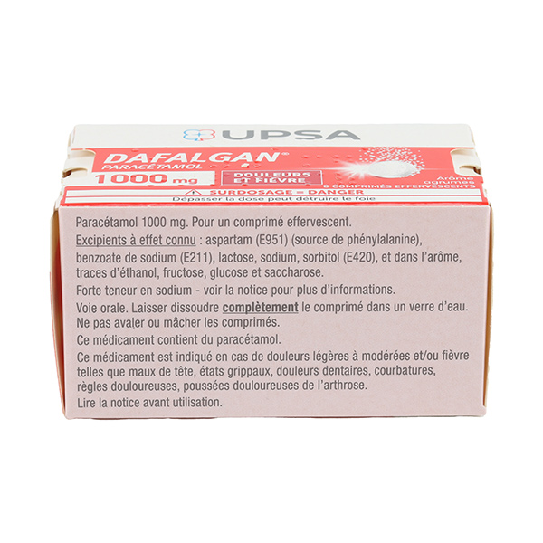 Dafalgan 1000 comprimé effervescent