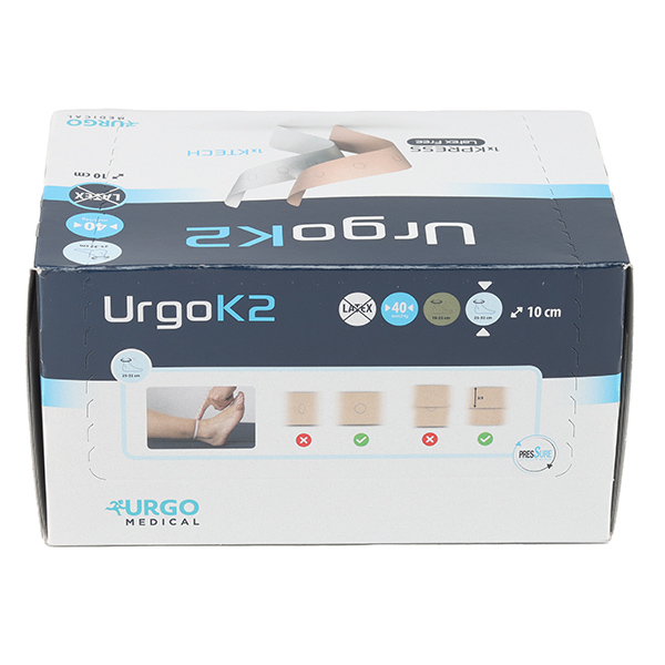 Urgo K2 système de compression bi-bande sans latex