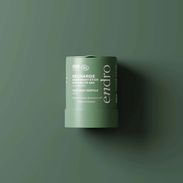 Endro Déodorant stick rechargeable 48h bio