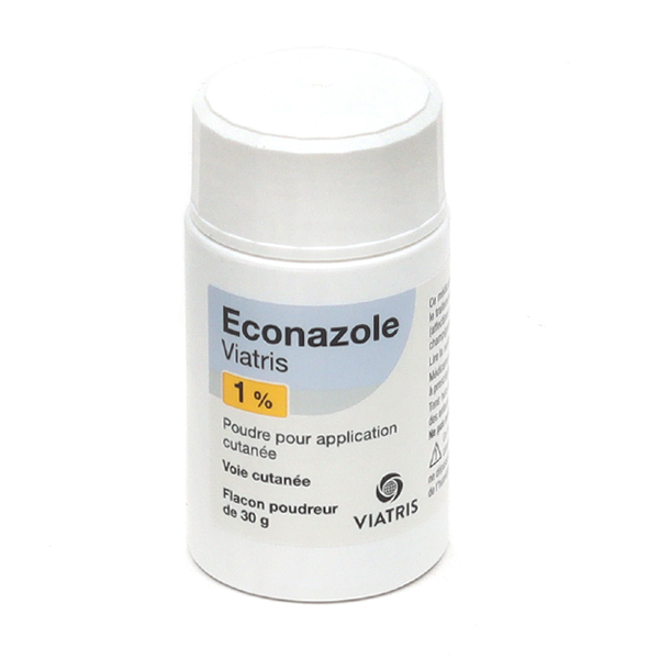 Econazole poudre mycose