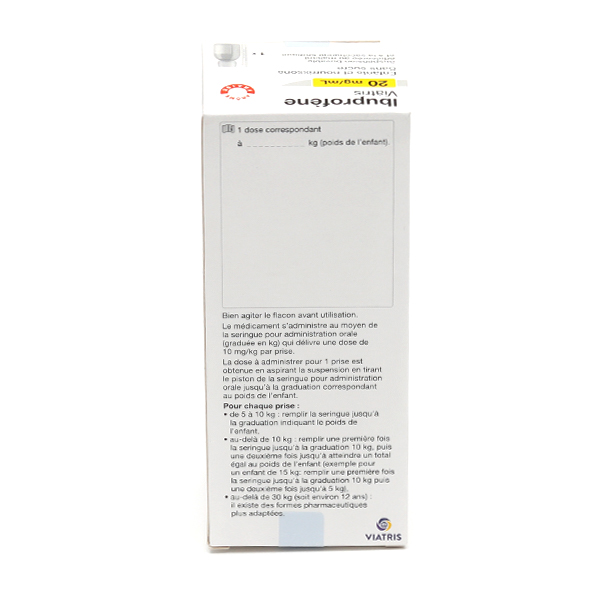 Ibuprofène enfant sirop sans sucre Viatris