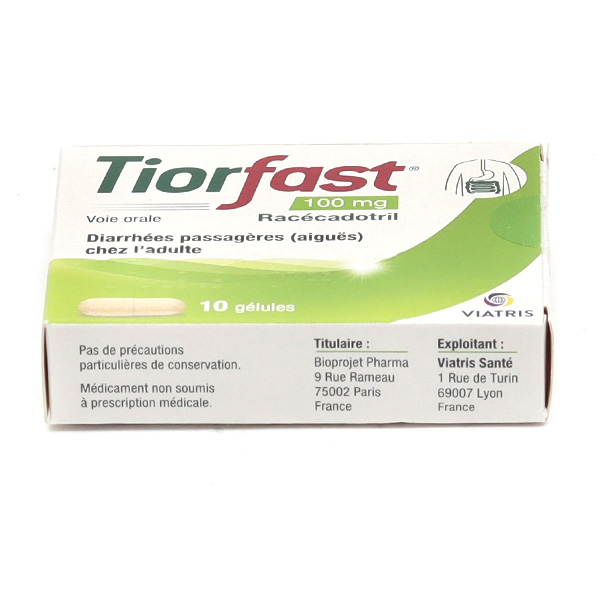 Tiorfast 100 mg gélule