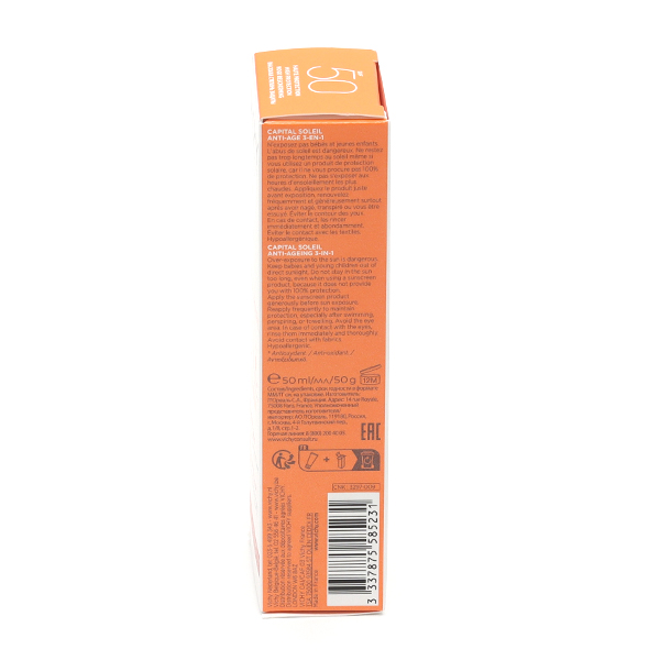 Vichy Capital Soleil solaire anti-âge 3 en 1 SPF 50