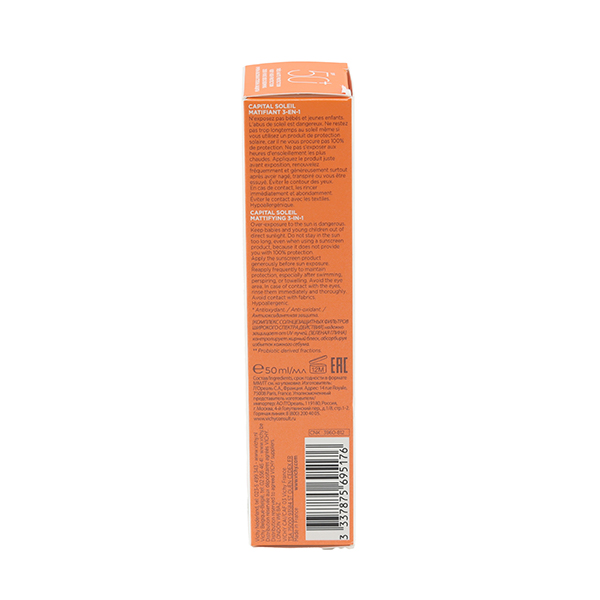 Vichy Capital soleil crème matifiante 3-en-1 SPF 50+