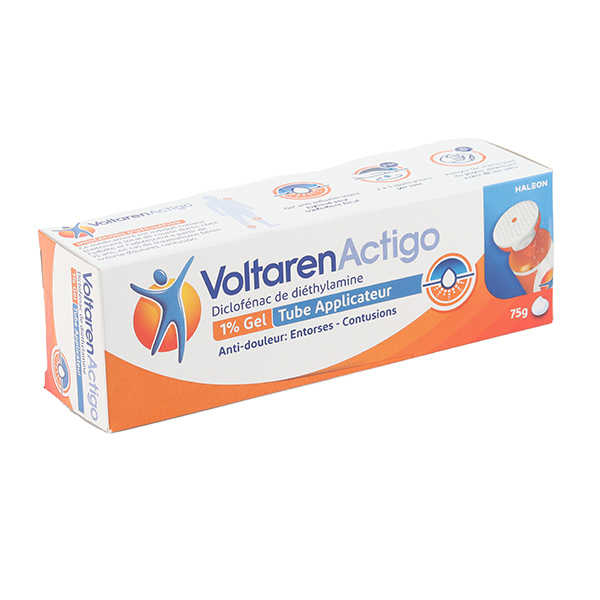 Voltaren Actigo 1 % gel avec applicateur