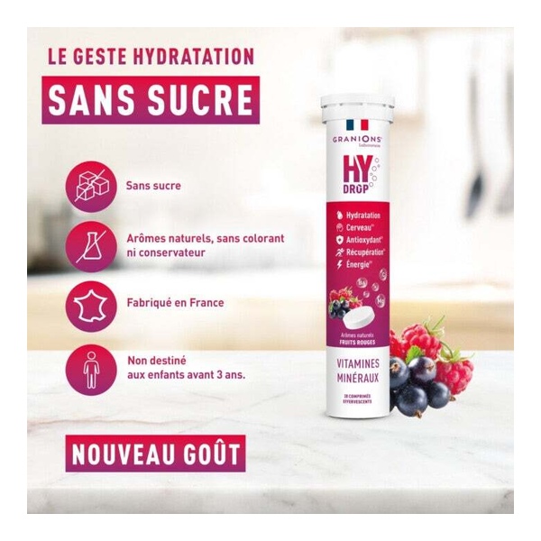 Granions Hydrop Vitamines et Minéraux comprimés