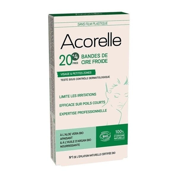 Acorelle bande cire froide Bio