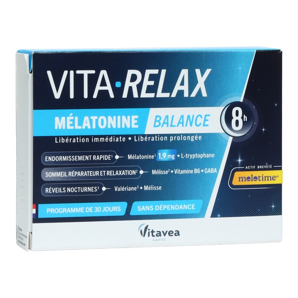 Vitavea Vita Relax Mélatonine Balance gélules
