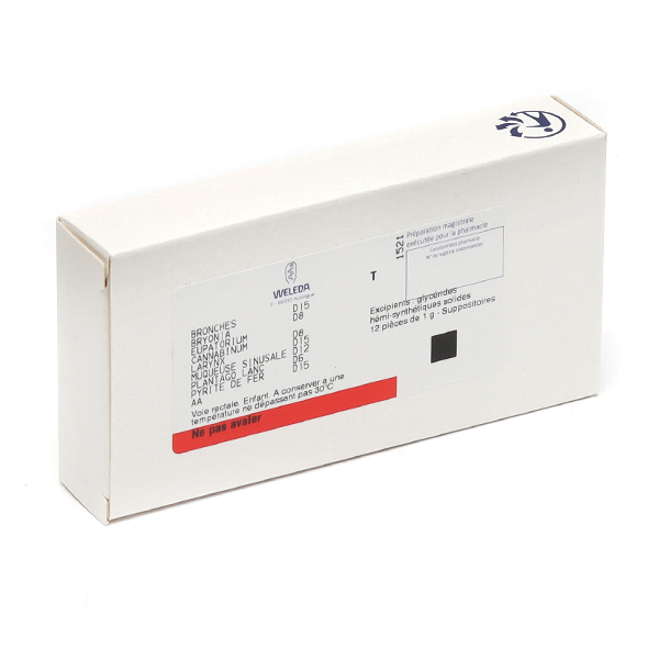 Weleda Bronches D15 suppositoires