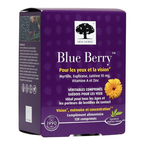 Blue Berry comprimés