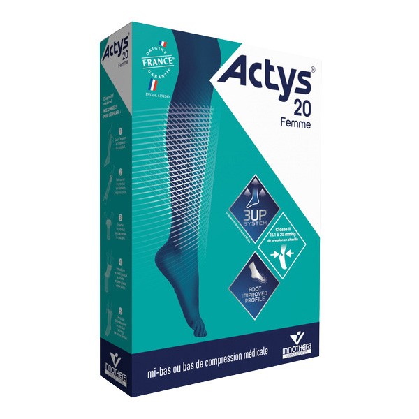 Chaussettes de contention Femme Actys 20 classe 2 Innothera