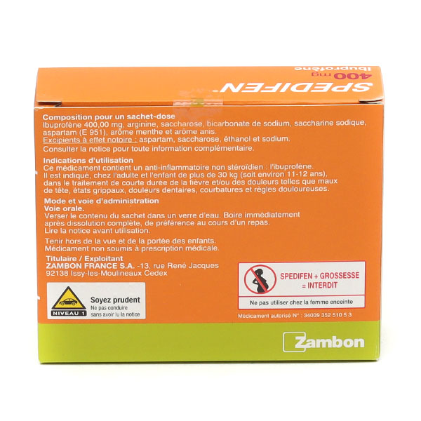 Spedifen 400 mg sachet