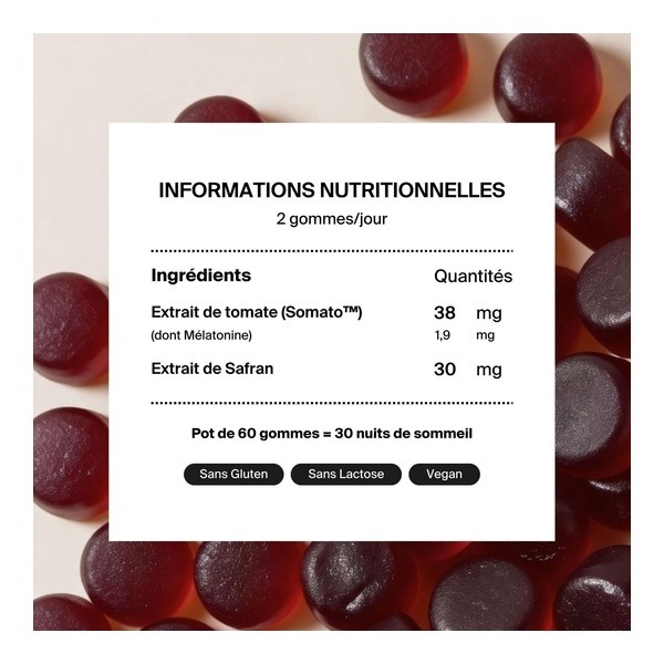 Naali Dream gummies sans sucre