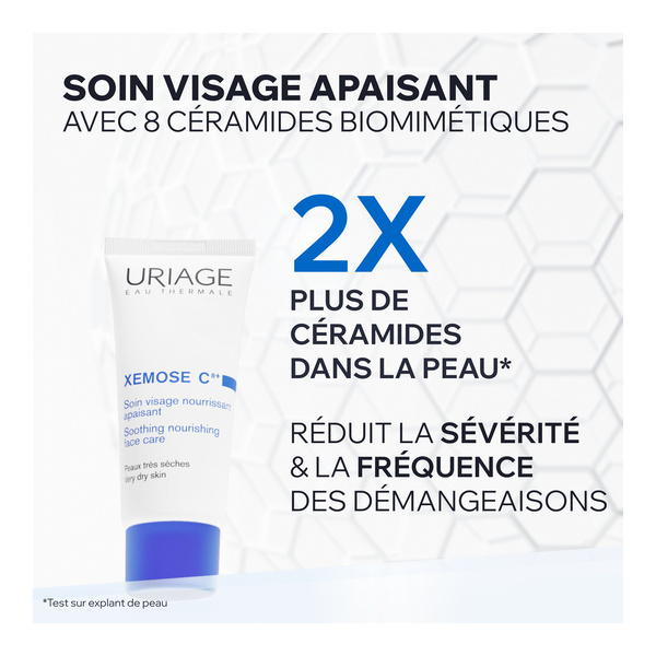 Uriage Xémose C8+ Soin visage nourrissant apaisant