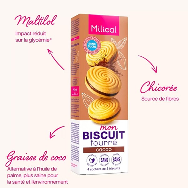 Milical biscuit fourré