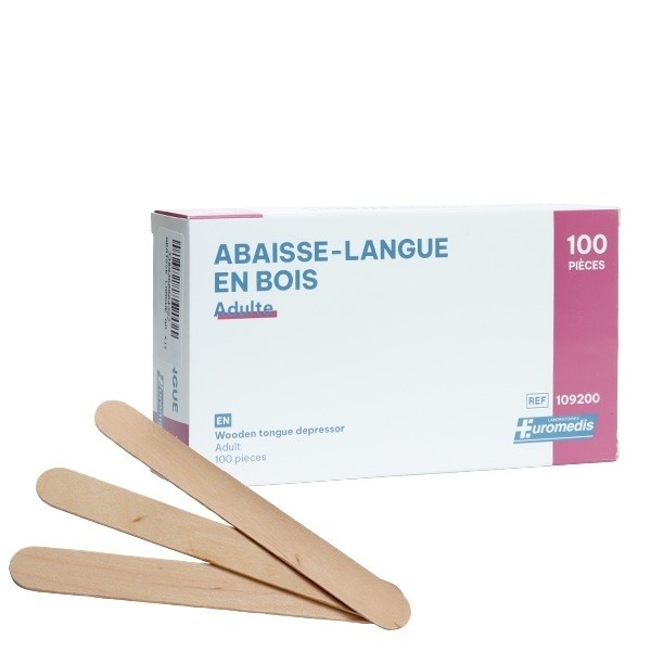 Euromedis Abaisse langue en bois