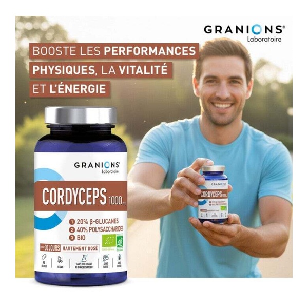 Granions Cordyceps bio 1000 mg gélules