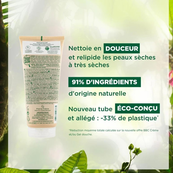 Klorane Crème de douche nutritive