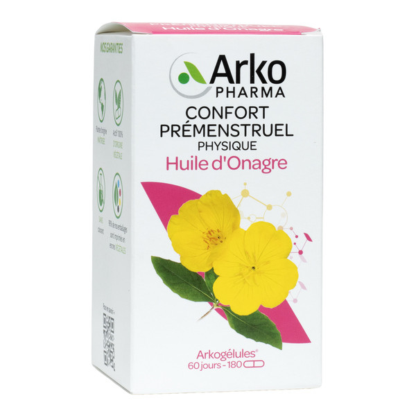 Arkogélules huile d'onagre capsules