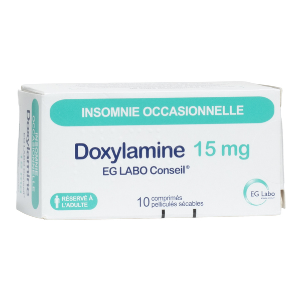 Doxylamine 15 mg comprimés sécables