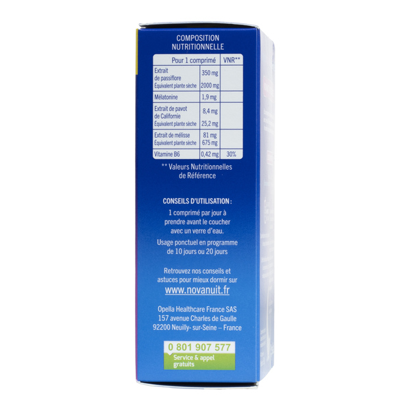 Novanuit Nuit complète 1,9 mg comprimés