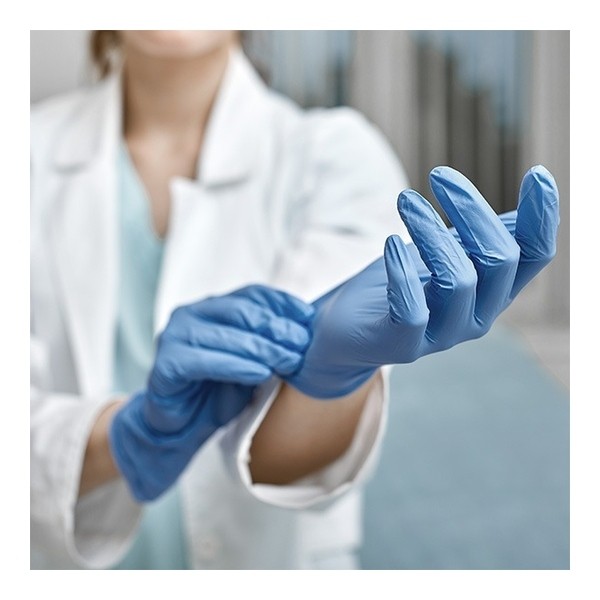 Gants nitrile non poudrés non stériles