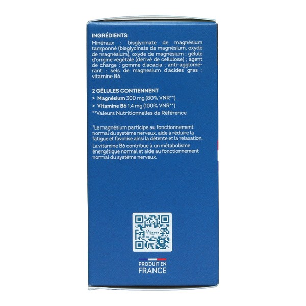 Vitavea Magnésium bisglycinate et marin gélules