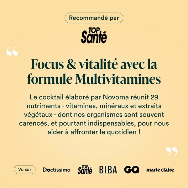 Novoma Multivitamines gélules