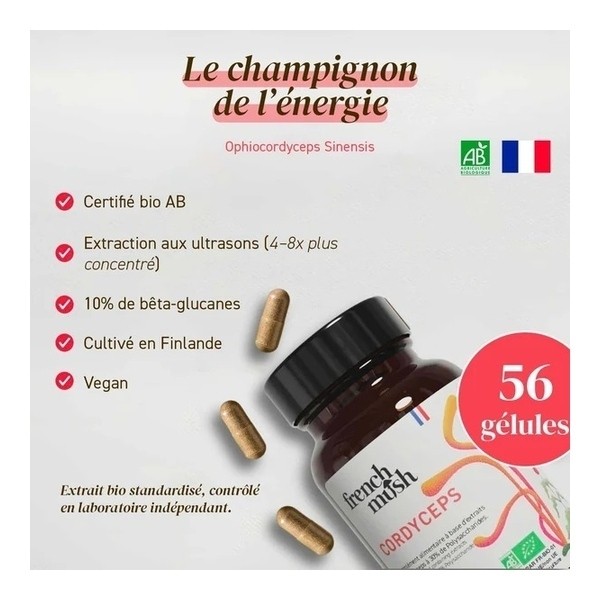 French Mush Cordyceps Bio gelules