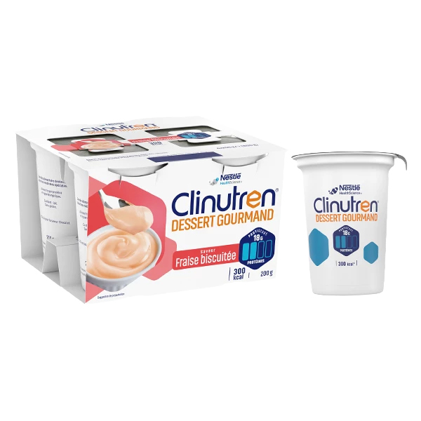 Clinutren dessert gourmand crème hyperprotéinée