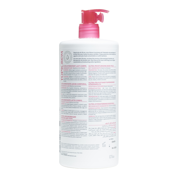 Topicrem lait corps ultra hydratant