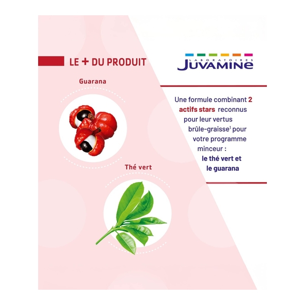 Juvamine Thé vert Guarana gélules