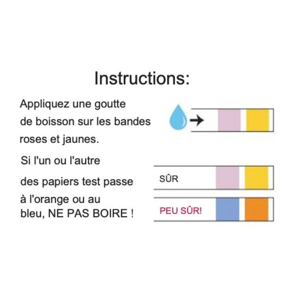 Test anti drogue boisson CYD