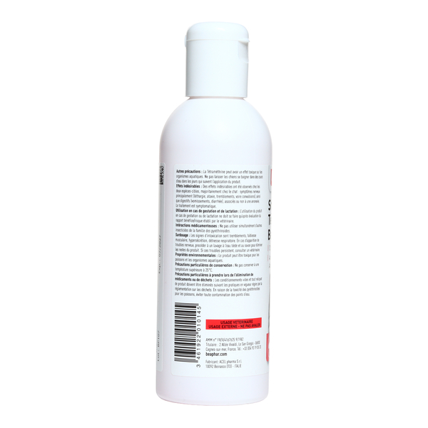 Beaphar Shampoing Anti puce et Anti tique Tétraméthrine Chien Chat