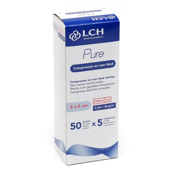 Compresses non tissées stériles LCH Pure